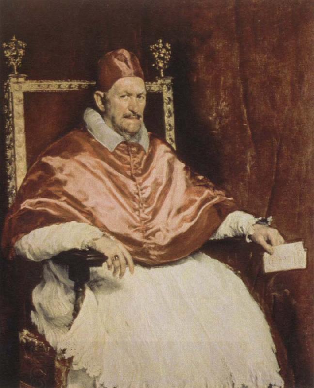 Diego Velazquez portrait of pope innocet x
